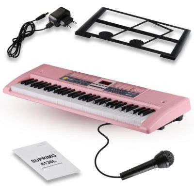 SUPRIMO 6136L PK keyboard organ with microphone for