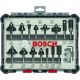 2. Bosch 2 607 017 471 milling cutters Bit set 15 pcs.
