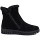 2. Women’s Black Lined Leather Ankle Boots Vinceza 133126