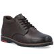 7. Men's brown leather ankle boots, insulated, Rieker 10507-25
