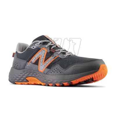 3. Men's trail running shoes New Balance 410 sports sneakers gray-orange (MT410LO8)