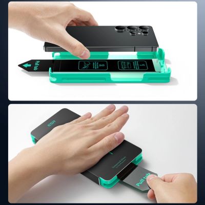 3. ESR Tempered Glass 2-pack for Samsung Galaxy S25 Ultra - transparent