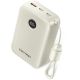 Vention 20000mAh Power Bank, 2 x USB-C, 1 x USB-A, with Display, 22.5W, Beige