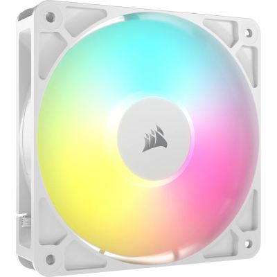 CORSAIR RS120 ARGB White 120 mm ARGB Fan Single Pack
