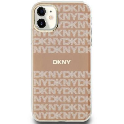 3. DKNY IML Mono & Stripe MagSafe case for iPhone 11 / Xr - pink