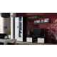 3. TV cabinet SOHO 140 black/white gloss