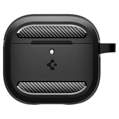 2. Spigen Rugged Armor Case for AirPods 4 - Black