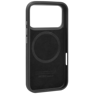 8. Audi A6 Synthetic Leather MagSafe Case for iPhone 17 Pro - Black