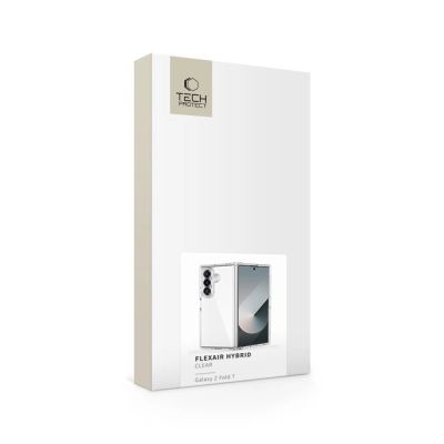 4. Tech-Protect FlexAir Hybrid Case for Samsung Galaxy Z Fold 7 - Transparent