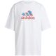 8. adidas Flower Pack Badge of Sport Women's T-Shirt White IT1421