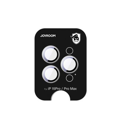 Joyroom JR-MFY0254 Glass Screen Protector for iPhone 15 Pro/15 Pro Max Lenses - Titanium