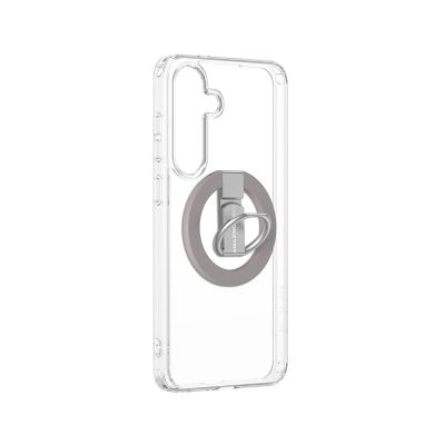 5. AmazingThing Minimal Mag Case with Magnetic Ring and Magnetic Ring for Samsung Galaxy S25 - Transparent