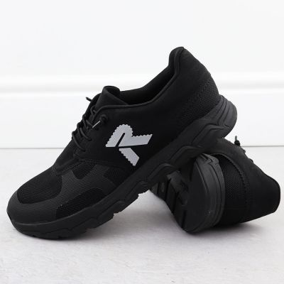 4. Men's black sports shoes Rieker 09100-00