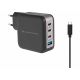 5. CONCEPTRONIC Charger 4Port GaN 3xUSB-C/1xA 100WPD3.0/PPS sw