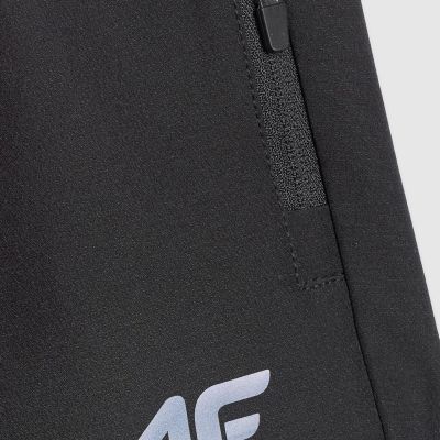 6. Men's trousers 4F FNK M0930 deep black 4FWAW25TFTRM0930 20S