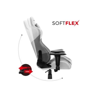 36. Huzaro Force 6.2 White Mesh Gaming Chair