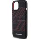6. AMG Silicone Large Rhombuses Pattern MagSafe Case for iPhone 15/14/13 - Black