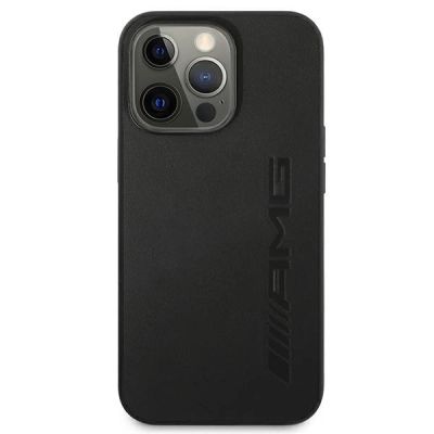3. AMG Leather Hot Stamped Case for iPhone 13 Pro / 13 6.1" - Black