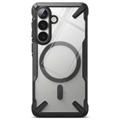 3. Ringke Fusion X Magnetic MagSafe Case for Samsung Galaxy S26 - Clear Black