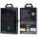 5. Lamborghini D1 Genuine Leather MagSafe mobile phone wallet - black and orange