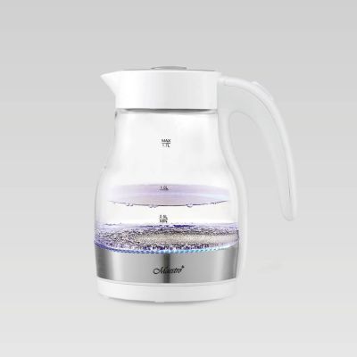3. Electric glass kettle 2200W MR-061-WHITE MAESTRO