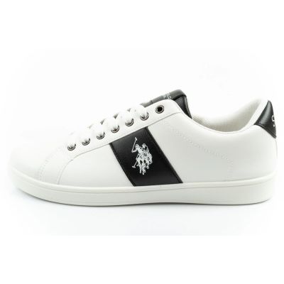 2. US Polo Assn. shoes sneakers men's sneakers fashionable white comfortable