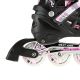5. NH10905 4in1 PINK LED SIZE S(31-34) ROLLER SKATES WITH DIMENSIONAL HOCKEY BLADE NILS EXTREME