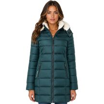 Geographical Norway CARENNE DGREEN DB LADY 0116 Women's Parka (WZ5516F/GN-DARK GREEN)
