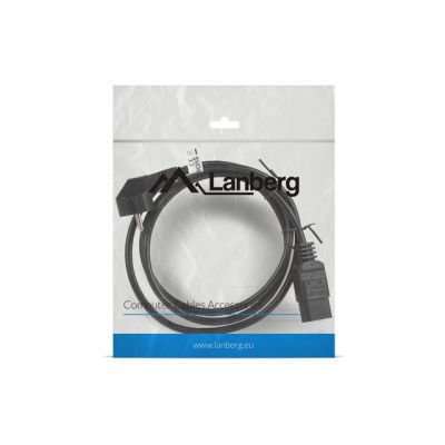 4. LANBERG Server Power Cable CEE 7/7 -> C19, 16 A, 1.8 m