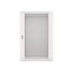 4. Lanberg WF01-6418-10S rack cabinet (18U; 901mm / 600mm / 450mm; wall-mounted; Glass; 19''; gray)