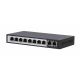 3. Extralink Switch PoE CERES 8x 100Mb/s PoE/PoE+, 2x RJ45 Uplink 100Mb/s, 96W