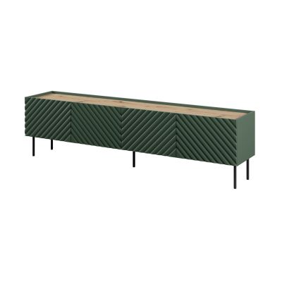 4D TV cabinet ONDA 200x40xH54.35 green (standing or hanging)