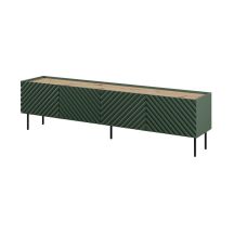 4D TV cabinet ONDA 200x40xH54.35 green (standing or hanging)