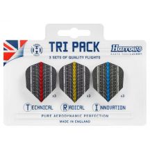 Harrows Tri Pack Supergrip 3x3 Feathers HS-TNK-000013294