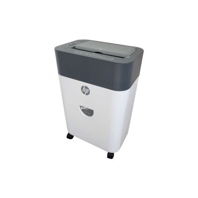 27. HP ONESHRED Auto 100CC Paper Shredder, White and Gray