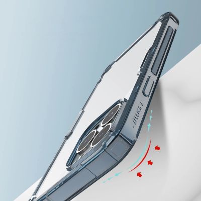 11. Nillkin Nature Pro case iPhone 14 Pro armored cover blue cover