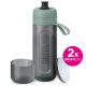 11. Brita Active filter bottle pastel green 2 discs