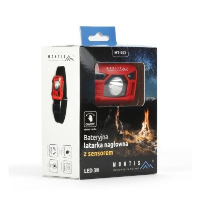 2. MONTIS BATTERY-OPERATED LED HEADLAMP WITH "WAVE" SENSOR MT002