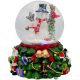 2. LED SNOW GLOBE WITH MUSIC, 8 MELODIES, 16.5 × 13 × 12 CM, SNOWMAN