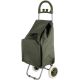 3. TROLLEY SHOPPING BAG ON WHEELS WITH FRAME 40L GREEN