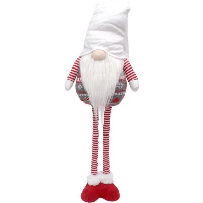 13. GNOME ON TELESCOPIC LEGS WHITE 80-115CM