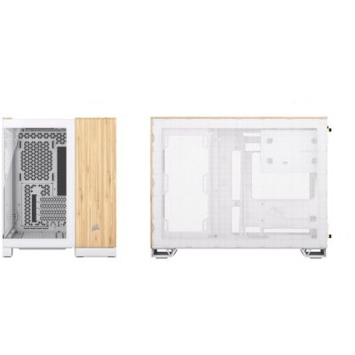 6. Corsair 2500X WHITE/BAMBOO case