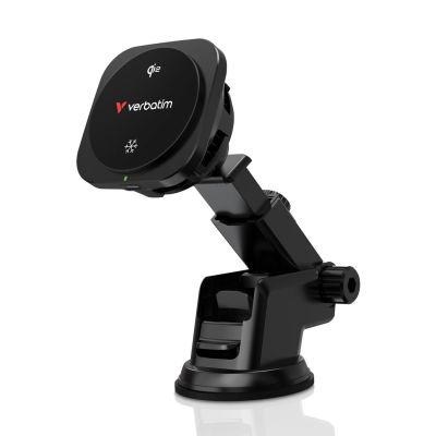 Verbatim Charge 'n' Drive Qi2 Smartphone Black USB Wireless Charging Fast Charging Automatic
