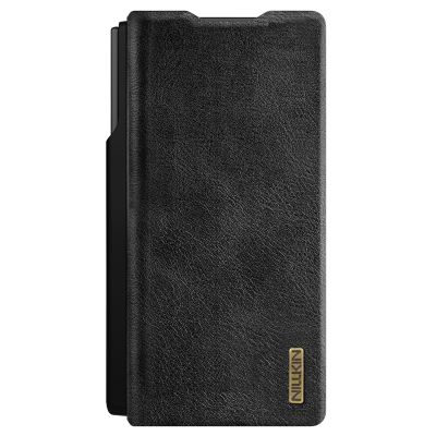 3. Nillkin Qin Pro Case for Samsung Galaxy Z Fold 7 with S Pen Space - Black