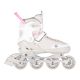 7. NH18188A 2-in-1 GREY-PINK SIZE M (34–38) INLINE SKATES WITH REPLACEABLE HOCKEY BLADE
