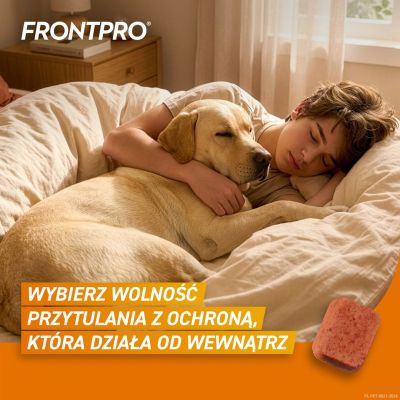 7. FRONTPRO Flea and tick tablets for dogs (>25-50 kg) - 3x 136mg