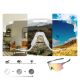 6. Rockbros SP338 ROAD TO SKY Cycling Glasses with Interchangeable Lenses - Gray