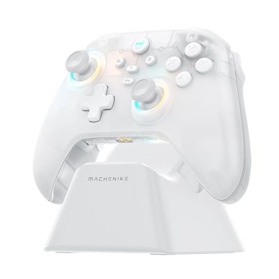 Machenike G3 V2 Wireless Game Controller with Charging Station - White