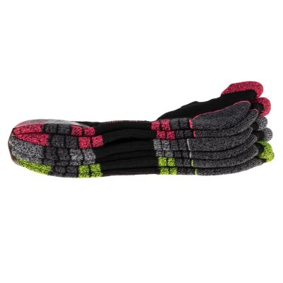 2. Skechers 3pk Womens Perf Gray Color Pop S110098-BLK Black 36-40