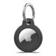 7. Tech-Protect Rough Case for Apple AirTag with Ring - Black